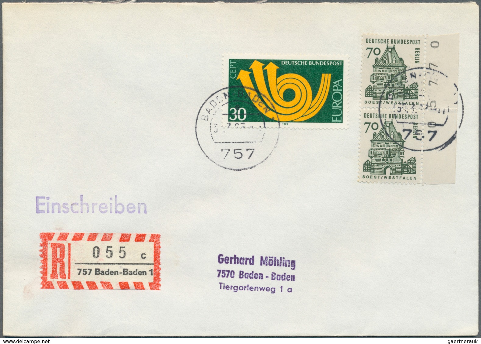 Nachlässe: 1948/1980 (ca.), Deutschland Nach 1945, Briefeposten Mit Einigen Hundert Großbriefen, Ein - Mezclas (min 1000 Sellos)