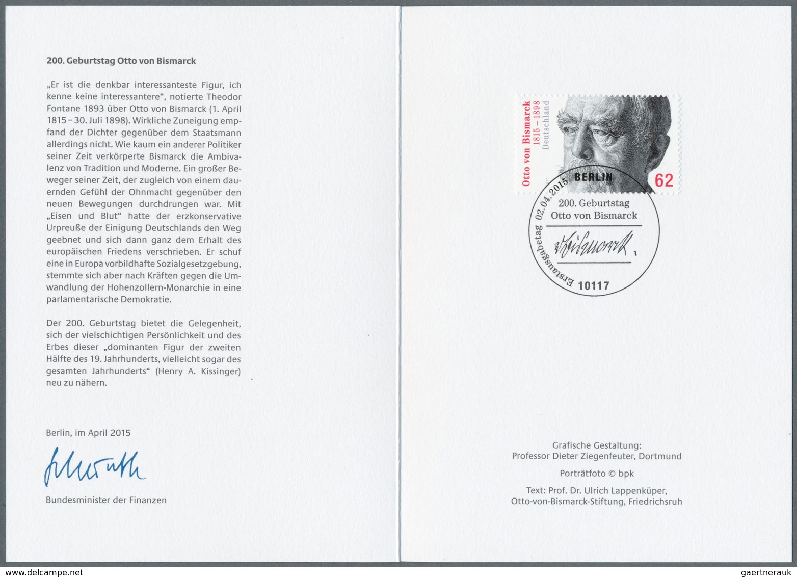 Nachlässe: 2002/2015. Riesige Sammlung Von Einigen Hundert MINISTER-KLAPPKARTEN Mit Den Deutschen So - Lots & Kiloware (mixtures) - Min. 1000 Stamps