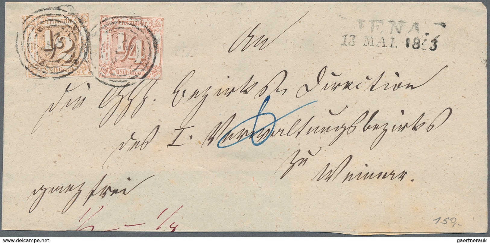 Nachlässe: 1853/1930 (ca.), Schachtel Voll Mit Ca. 200 Belegen Aus Europa/Übersee, Dabei Seltene USA - Lots & Kiloware (mixtures) - Min. 1000 Stamps