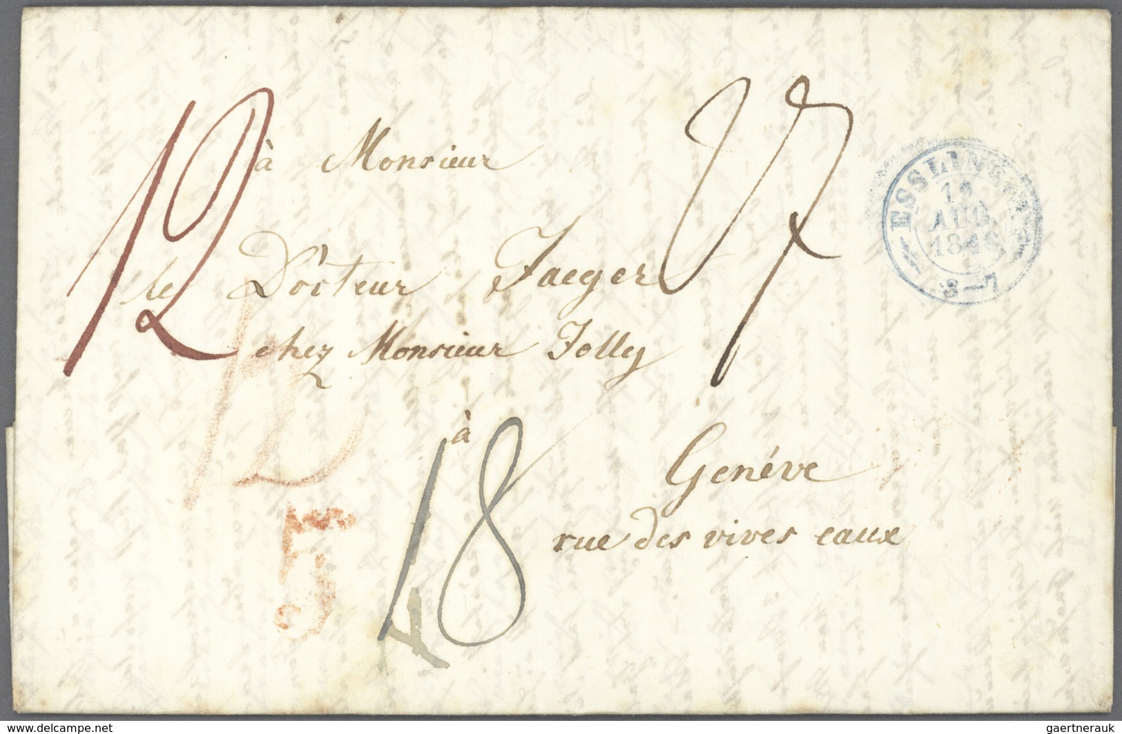 Nachlässe: Uriger Belegeposten mit hunderten Briefen und Ganzsachen ab 1762 bis in die Moderne, daru