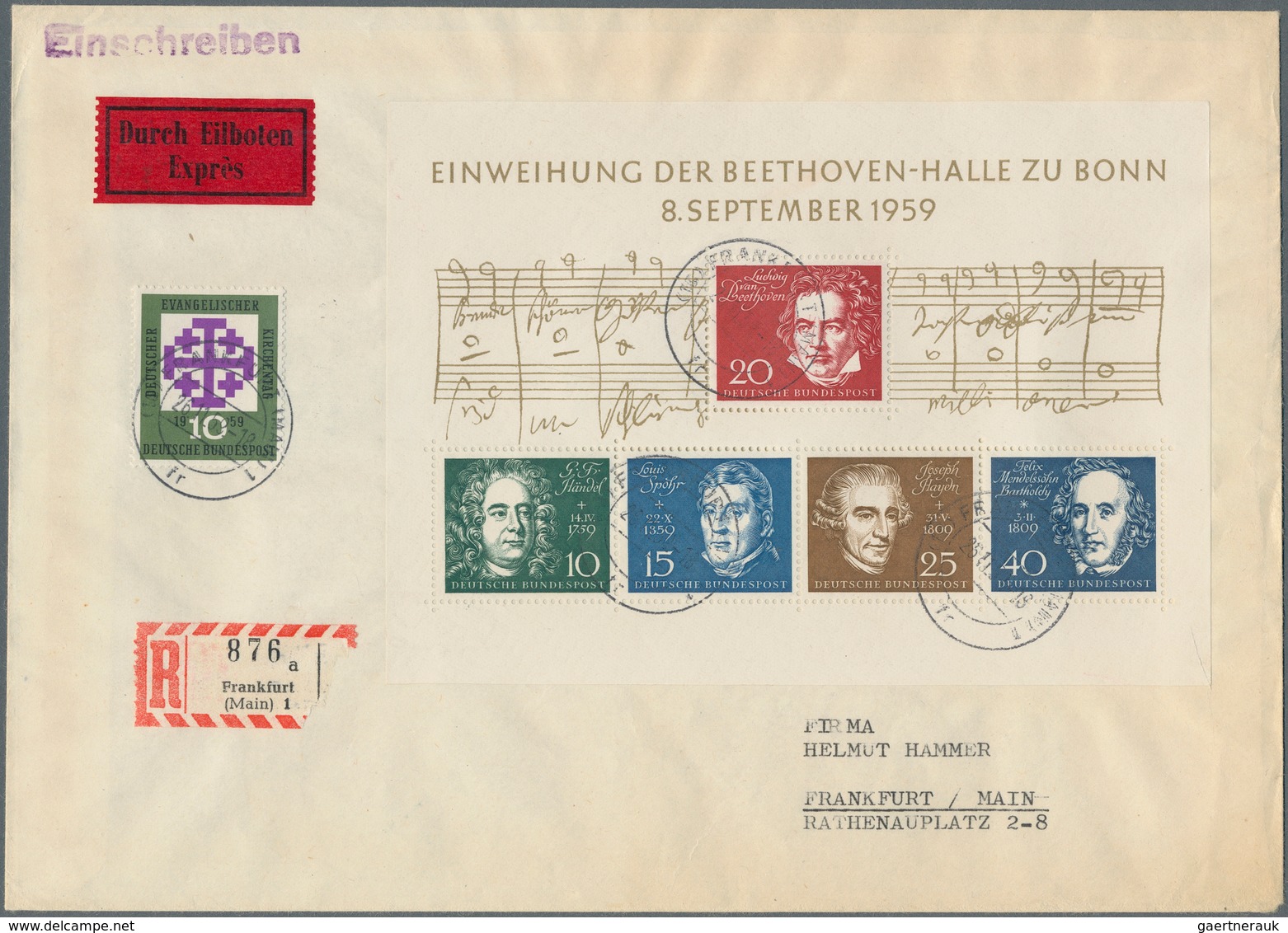 Nachlässe: LAUERTAL-NACHLASS: Bestand An Briefen Und Karten, Vor Und Nach 1945, In 2 Kartons Mit Rd. - Lots & Kiloware (mixtures) - Min. 1000 Stamps