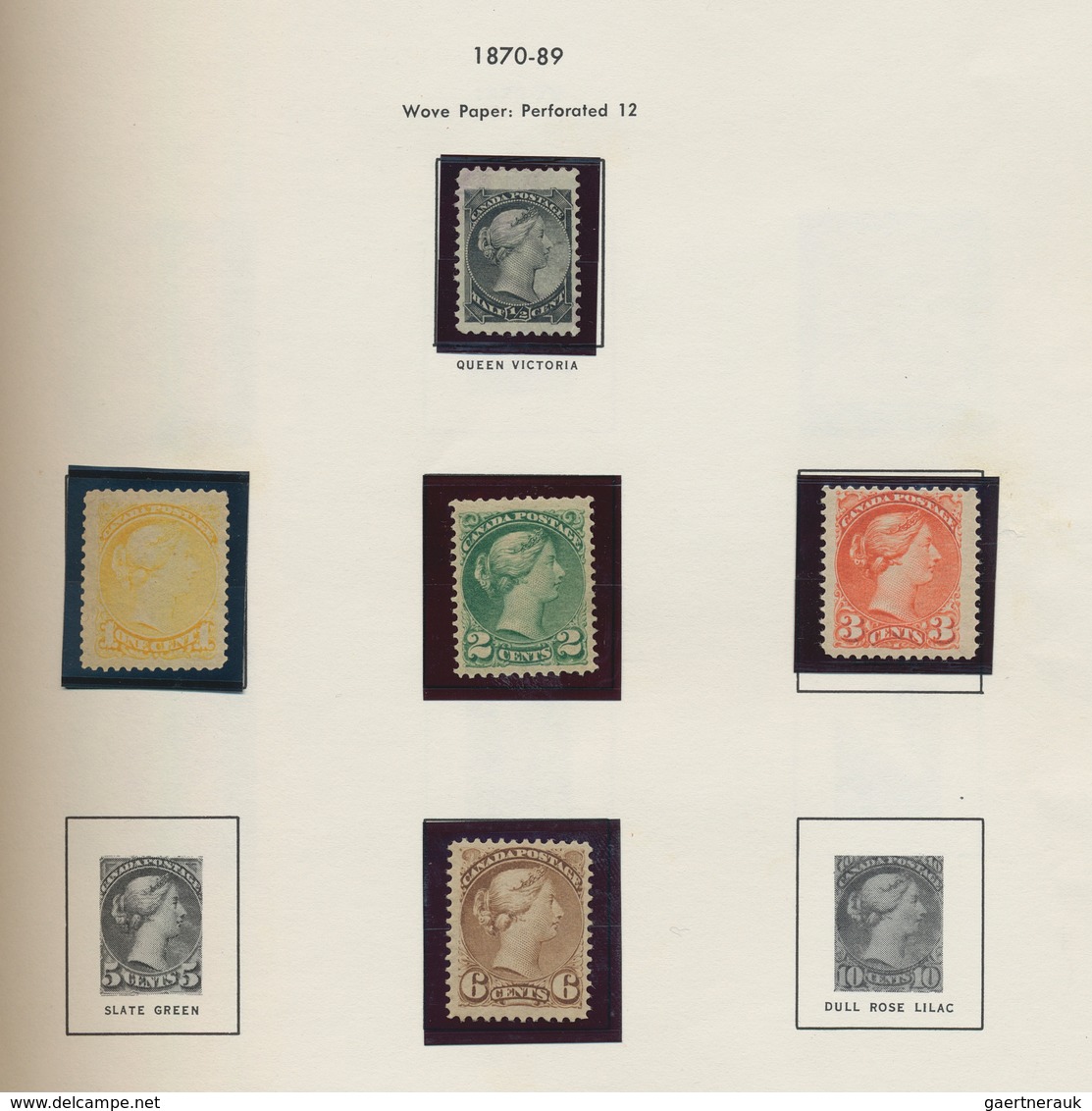 Canada: 1868/1994, A Splendid Mint Collection In Three Albums, From A Nice Selection Of QV Heads, 18 - Sammlungen