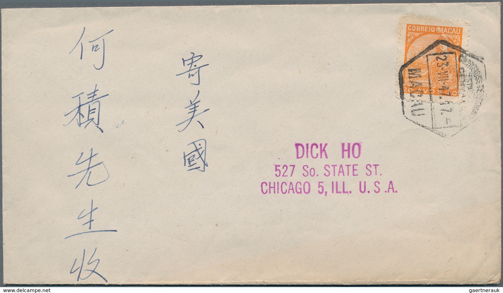 China: 1927/86, 72 (ca.) covers and cards, as well as 4 stamp folders in box, including a number of