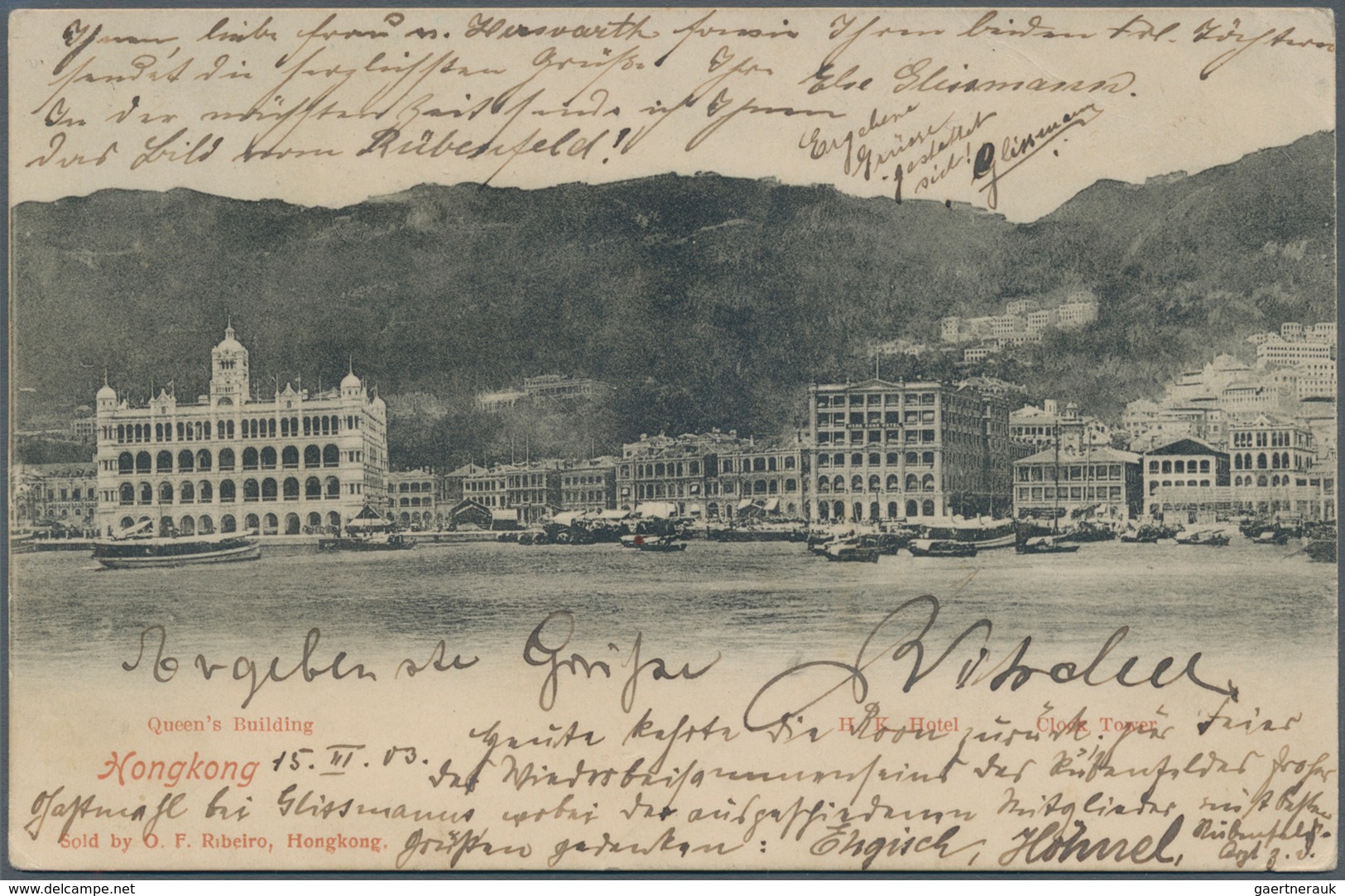 Hongkong: 1898/1925, picture postcards (68) with mostly Hong Kong views and some China, QV to KGV fr