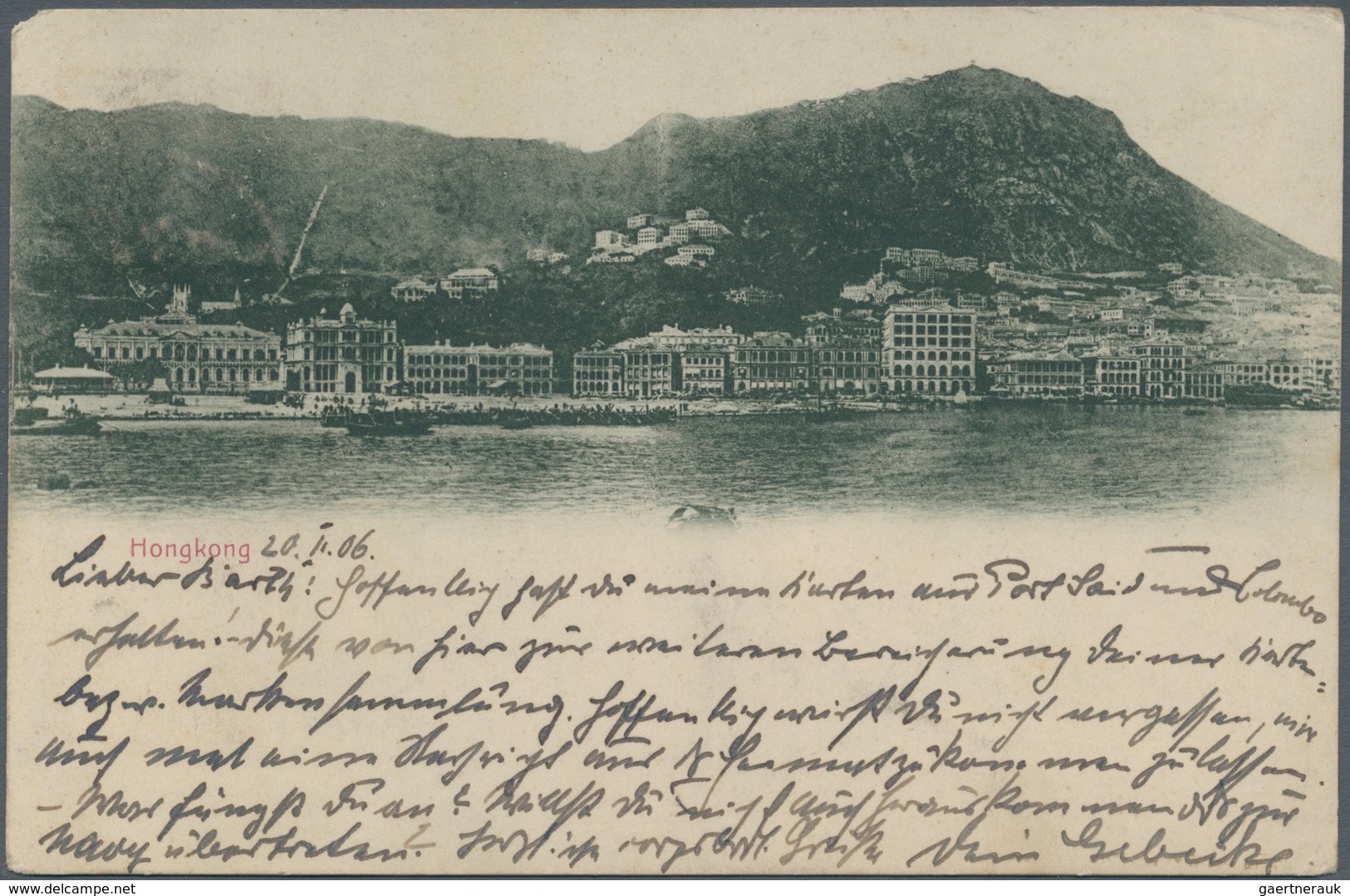 Hongkong: 1898/1925, picture postcards (68) with mostly Hong Kong views and some China, QV to KGV fr