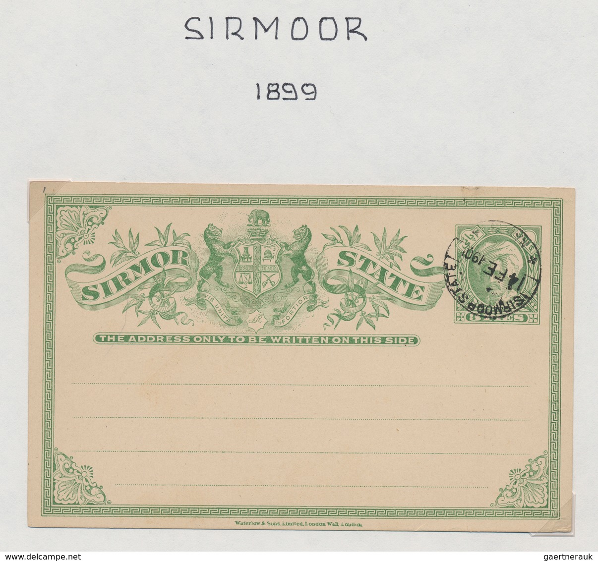 Indien - Ganzsachen: 1860s/1960s postal stationery collection of about 220 mostly used postal statio