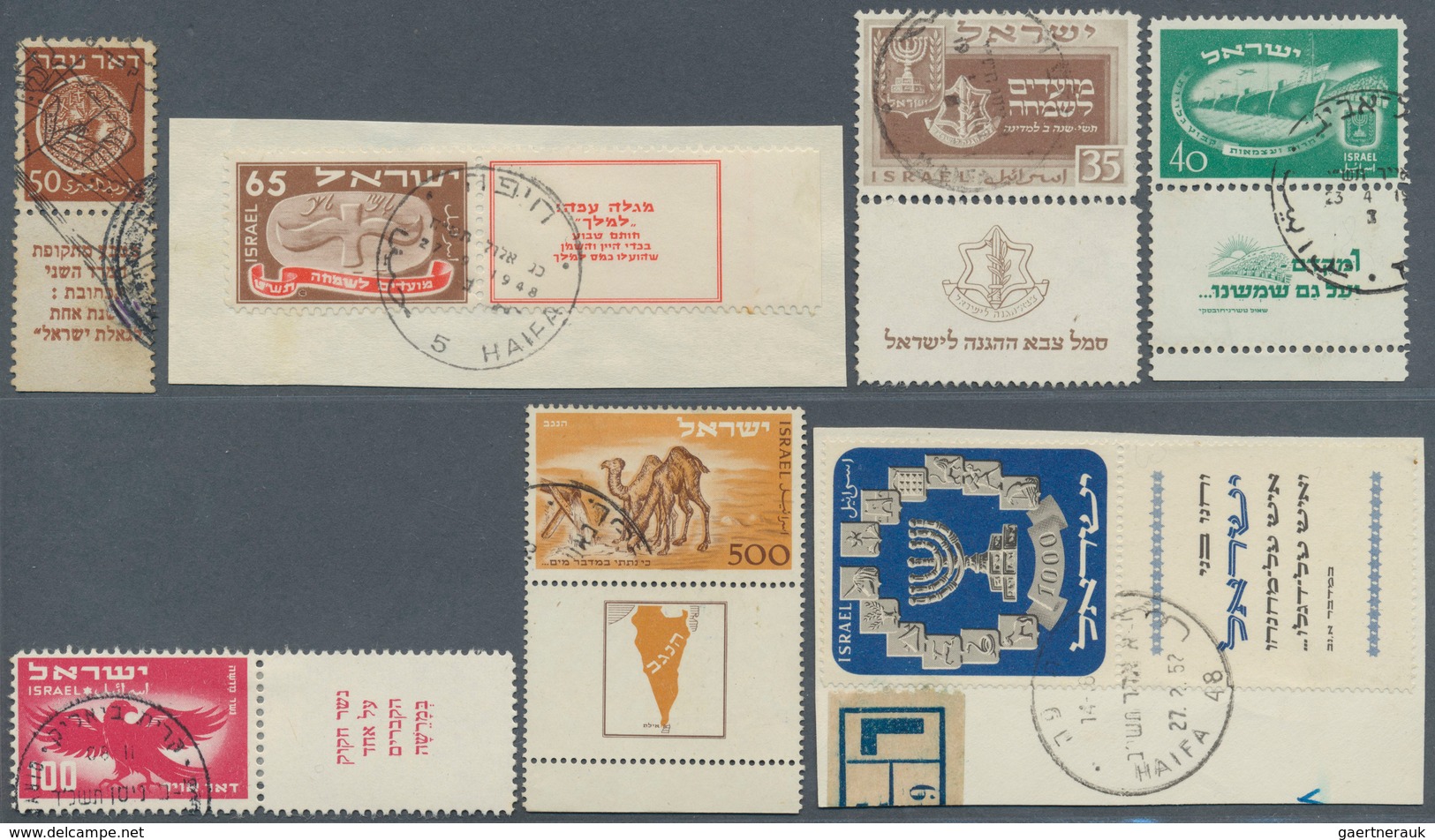 Israel: 1948/2002, Two Used Collections In Four Illustrated Albums, One Collection With Tabs Incl. S - Covers & Documents