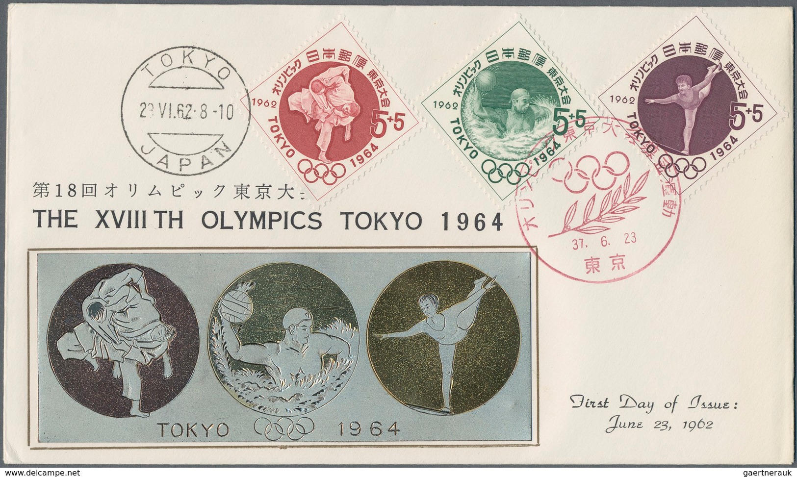 Japan: 1948/86, stock of FDC (193) many real used to US, sports+olympics, new year, philatelic week,