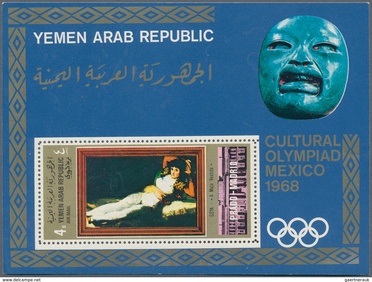 Jemen: 1964/1987 (approx). Lot With Thousands Of Stamps Showing Various Topics Like OLYMPIC GAMES (M - Yemen