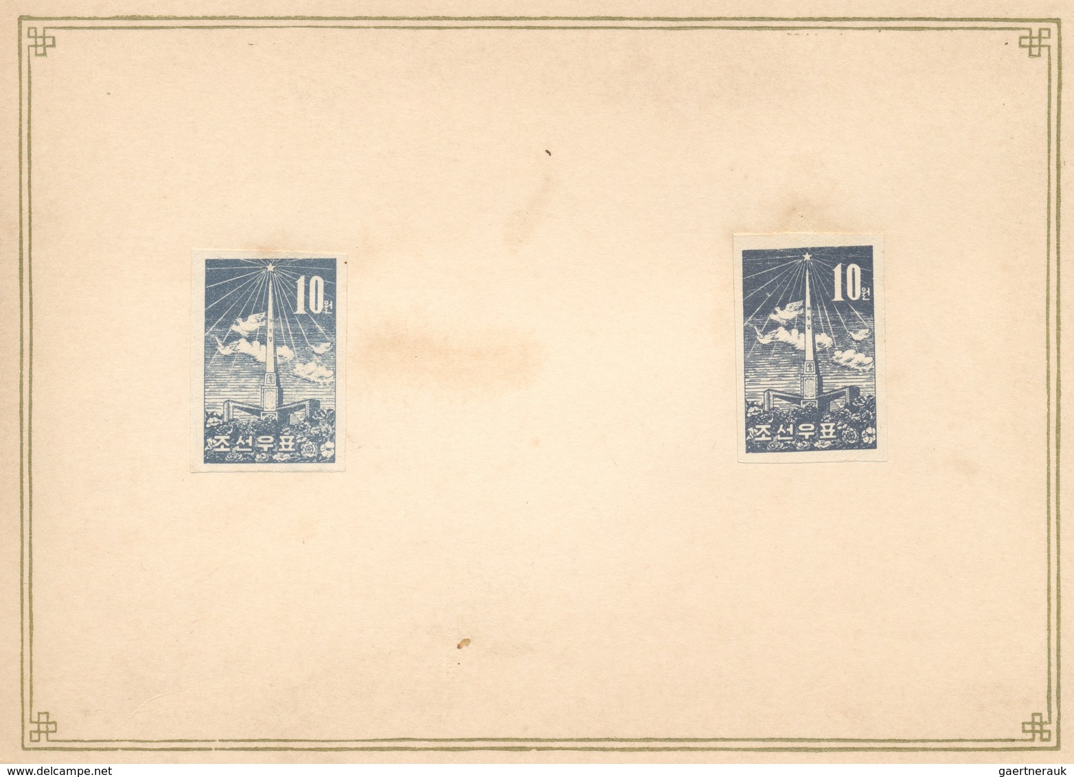 Korea-Nord: 1948/55, Three Presentation Books With 1st Printings Only, Issued Without Gum: Golden Ti - Korea (Nord-)