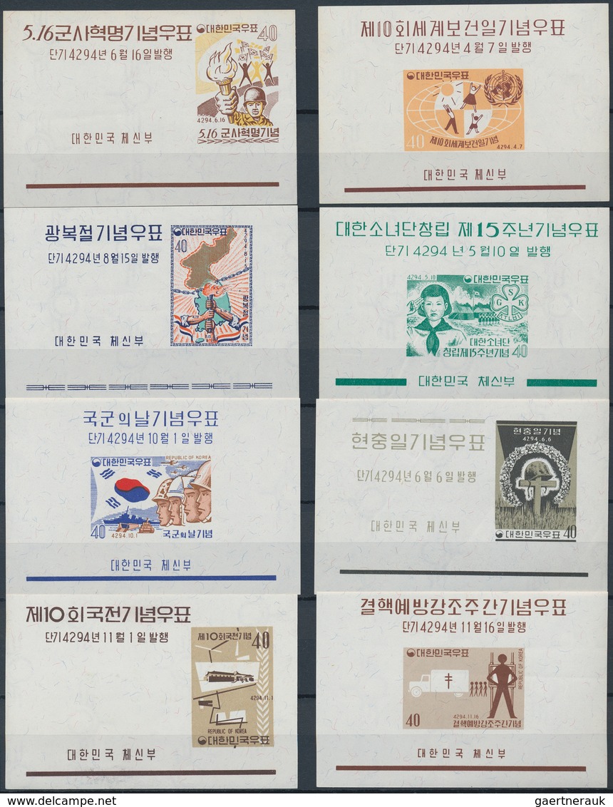 Korea-Süd: 1946/88, collection mint and used in two stockbooks, with 101 (ca.) mint and 69 (ca.) use