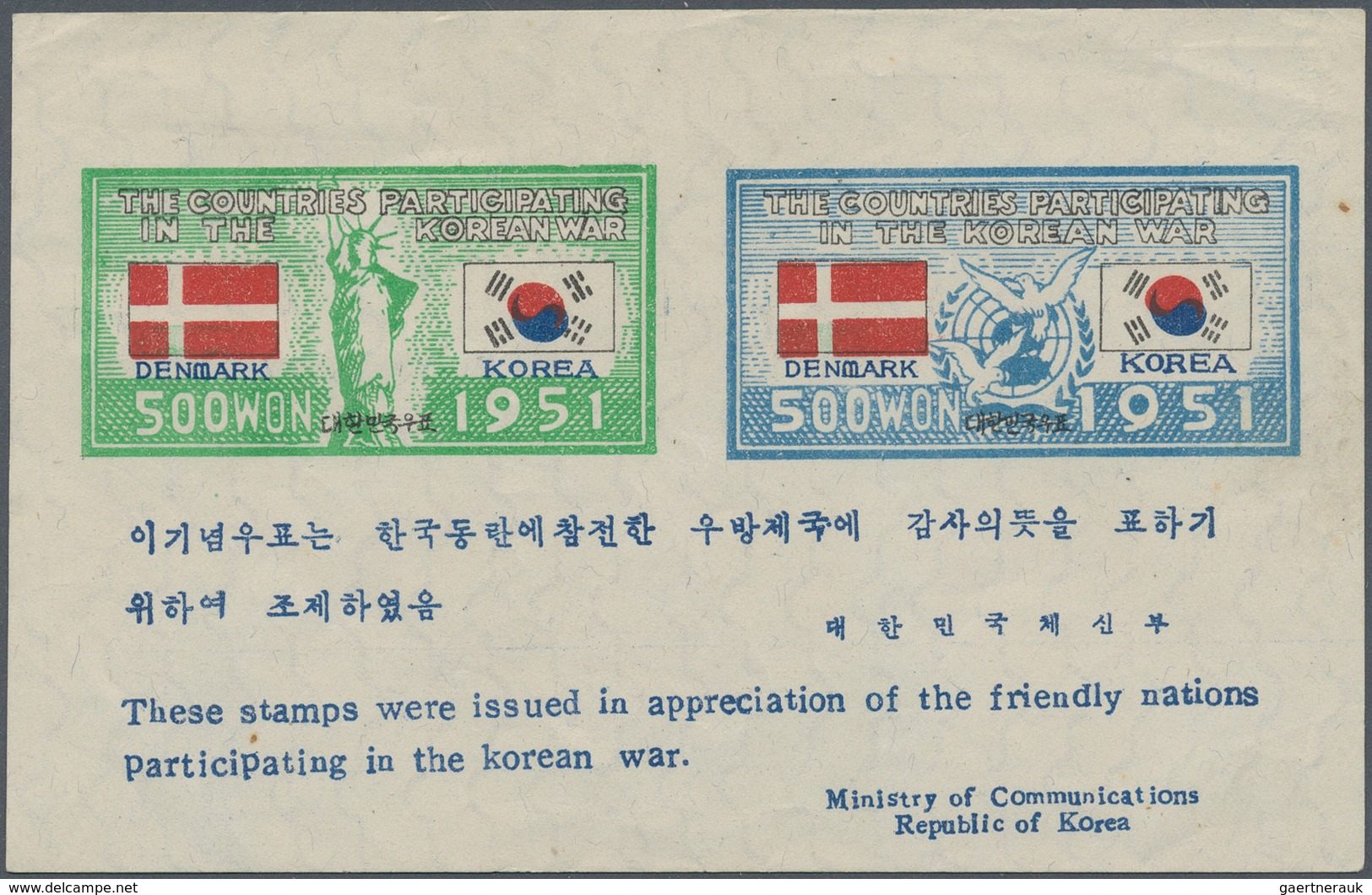 Korea-Süd: 1948/65, Collection Unused Mounted Mint (resp. NG) And Some Used On Minkus Pages Inc.  19 - Korea (Süd-)