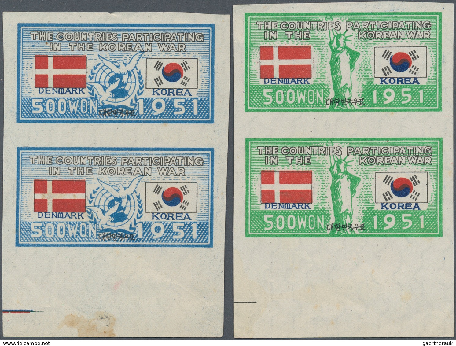 Korea-Süd: 1948/65, Collection Unused Mounted Mint (resp. NG) And Some Used On Minkus Pages Inc.  19 - Korea (Süd-)
