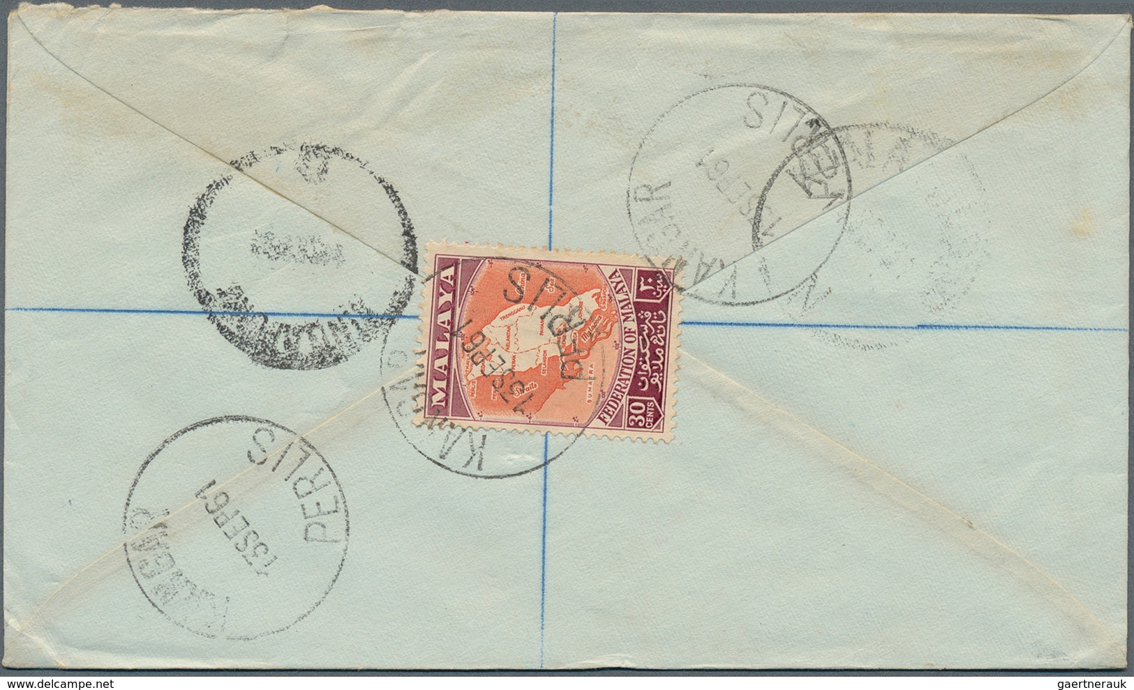 Malaiische Staaten - Perlis: 1950's-1970's: Group Of 26 Covers From Various Post Offices In Perlis, - Perlis