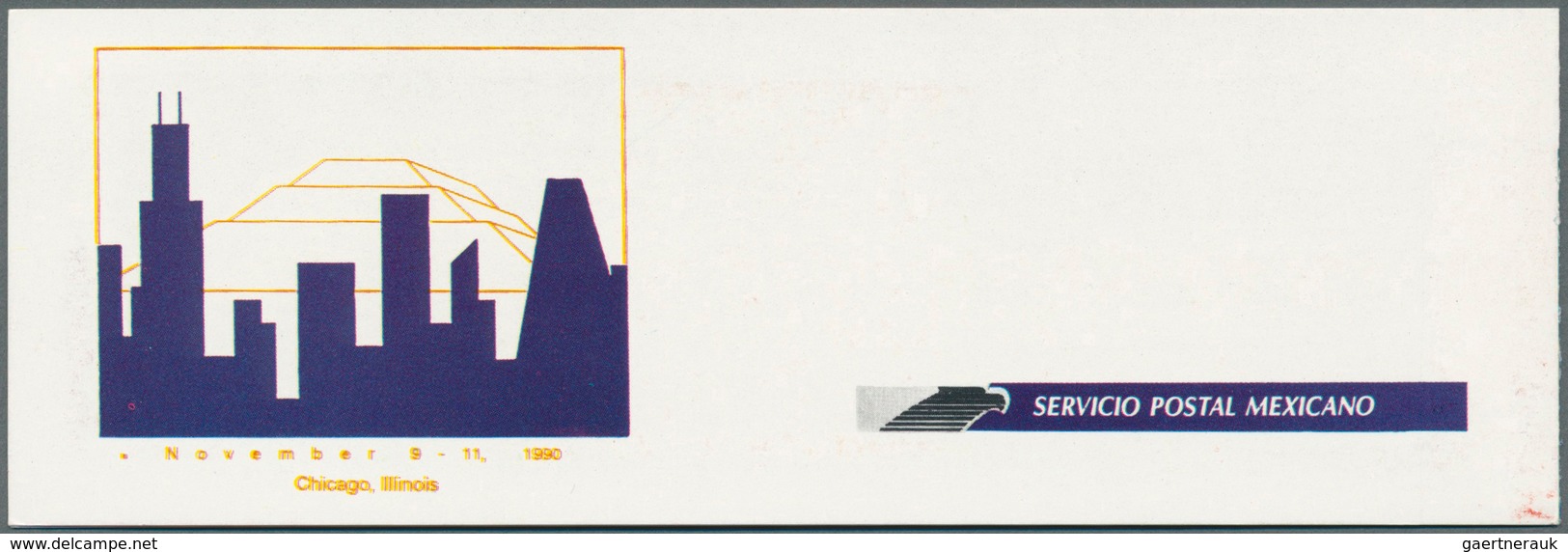 Mexiko: 1966/90, Small Mint Never Hinged Stock Of Blocks, Additional 50 Times Booklet With Sc# 1541b - Mexiko