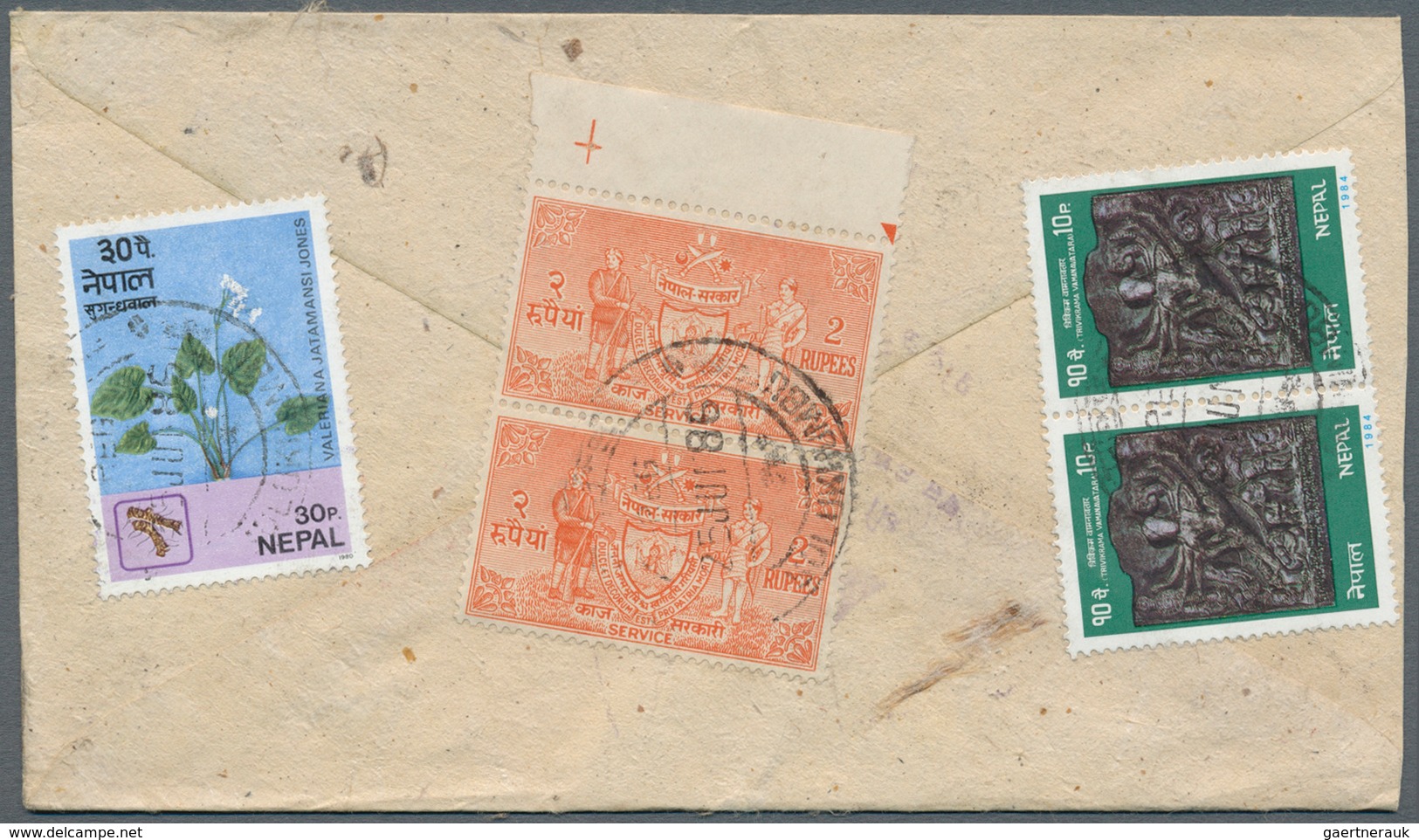 Nepal: 1950/2000 (ca.), Acucmulation Of Nearly 500 Covers/cards, Mainly Commercial Mail, Offering An - Nepal