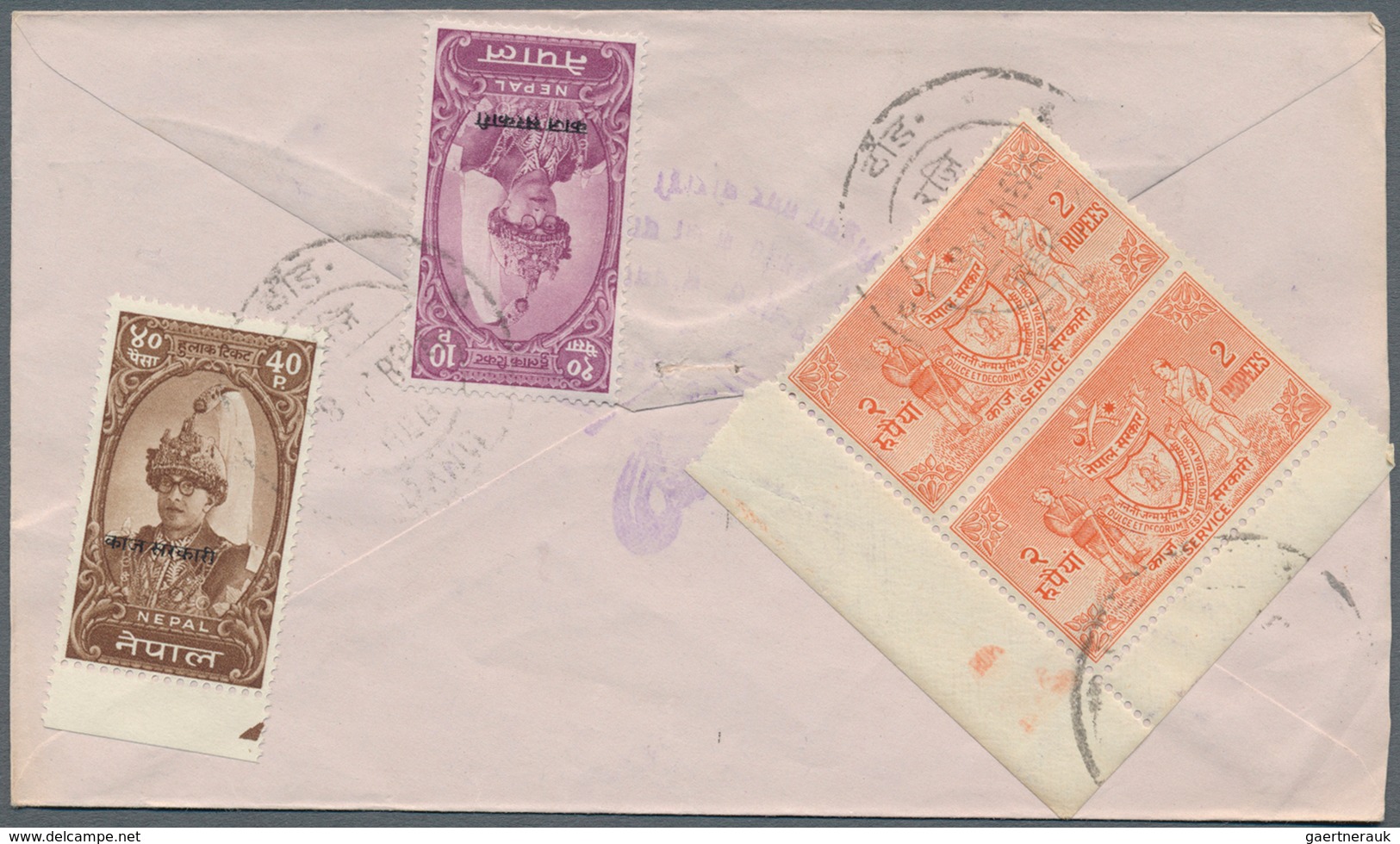 Nepal: 1950/2000 (ca.), Acucmulation Of Nearly 500 Covers/cards, Mainly Commercial Mail, Offering An - Nepal