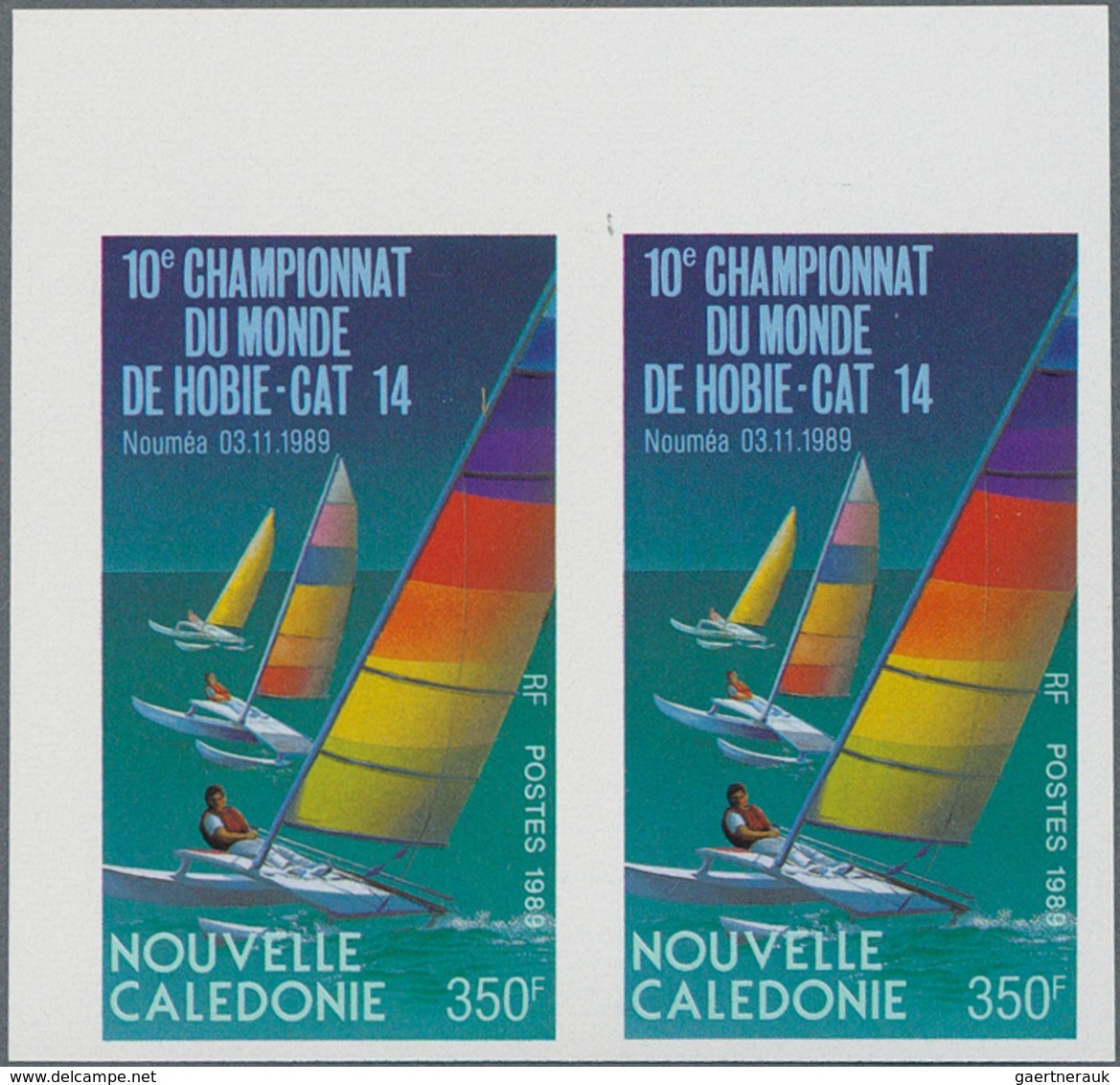 Neukaledonien: 1986/1989, Lot Of 567 IMPERFORATE (instead Of Perforate) Stamps MNH, Showing Various - Ungebraucht