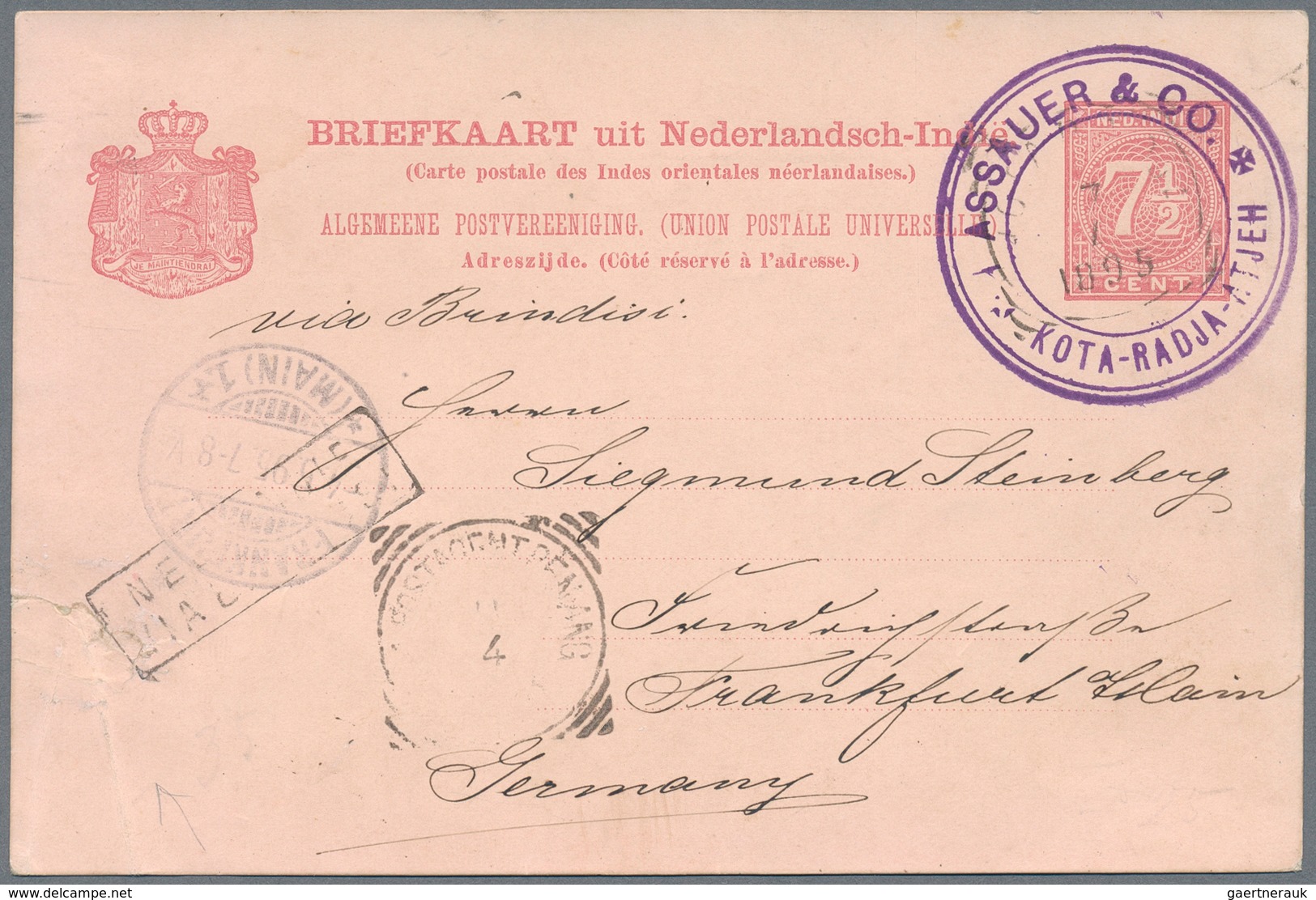 Niederländisch-Indien: 1878/1949 (ca.), stationery cards/envelopes mint (25) and used (27) inc. upra