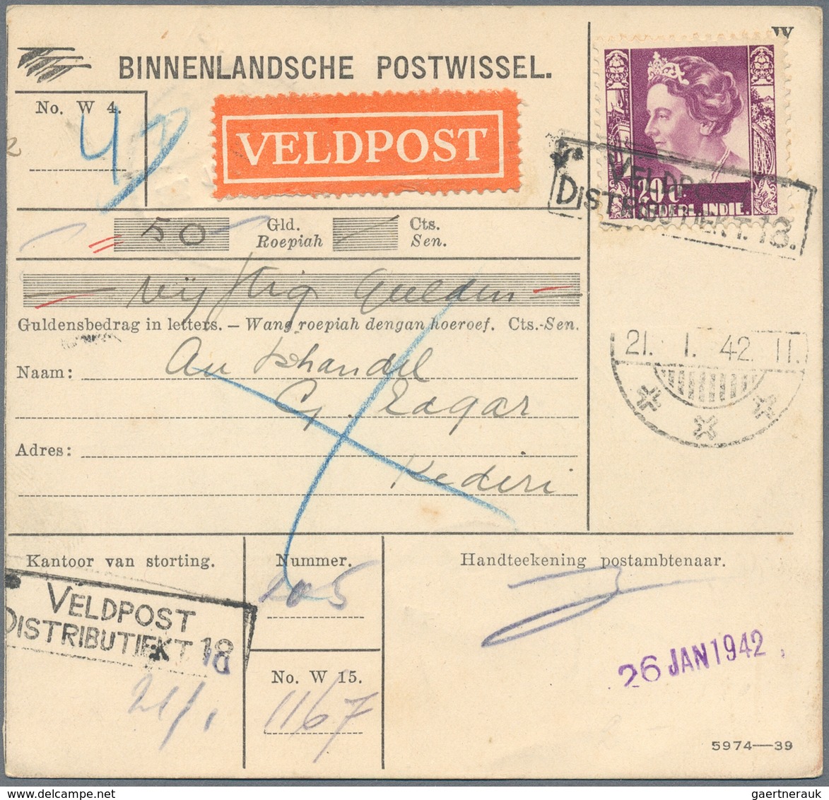 Niederländisch-Indien: 1893/1942, covers (34 inc. many by air) and used ppc (2). Inc. puntstempel "2