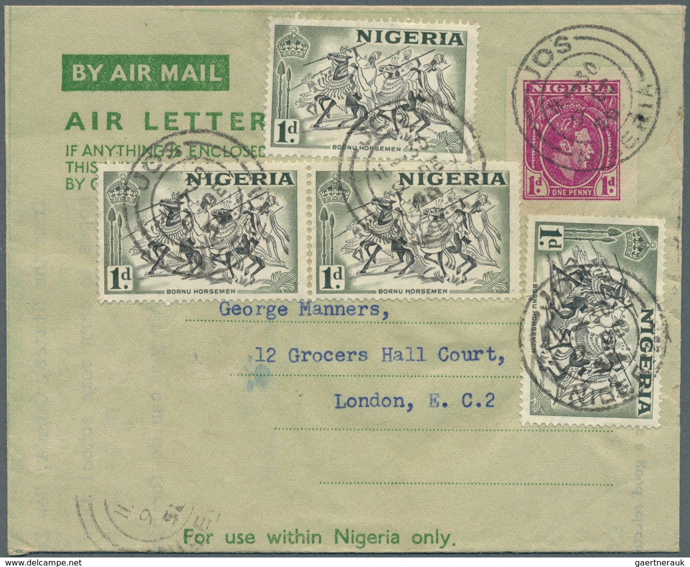 Nigeria: 1948/1956 (ca.), AEROGRAMMES: Specialised Accumulation With About 650 Unused And Used/CTO A - Nigeria (...-1960)