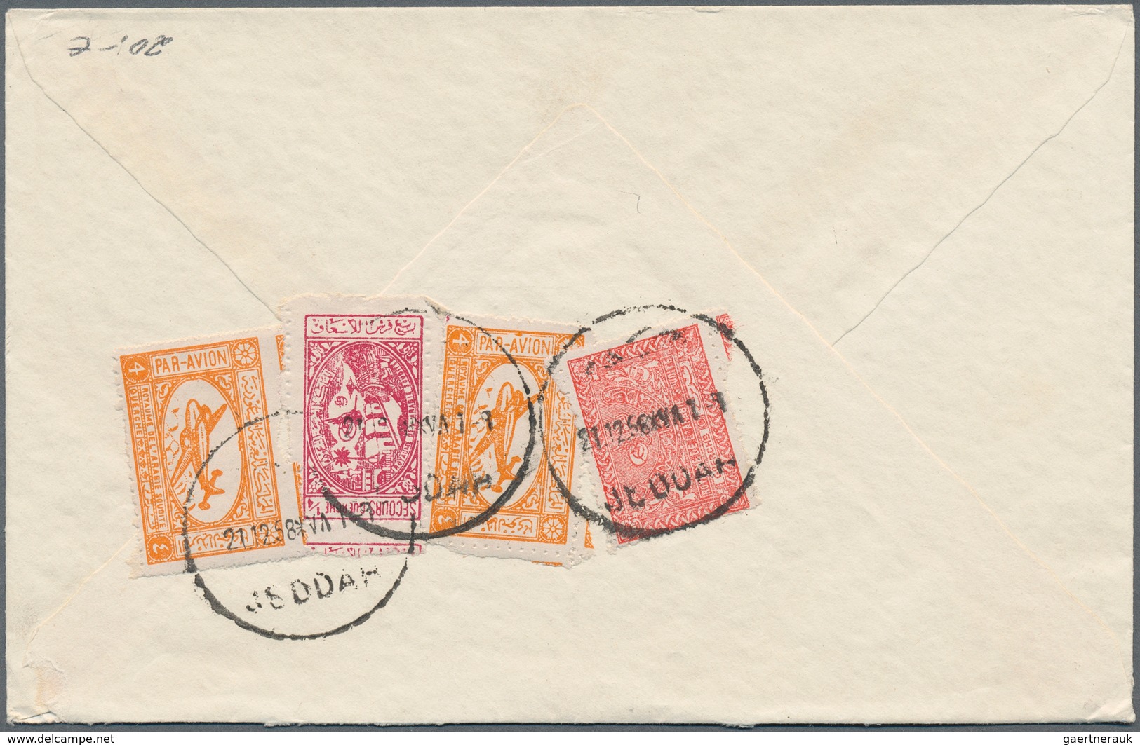 Saudi-Arabien: 1928/79 (ca.), covers (85) mostly airmails to US or Germany inc. attractive pictorial