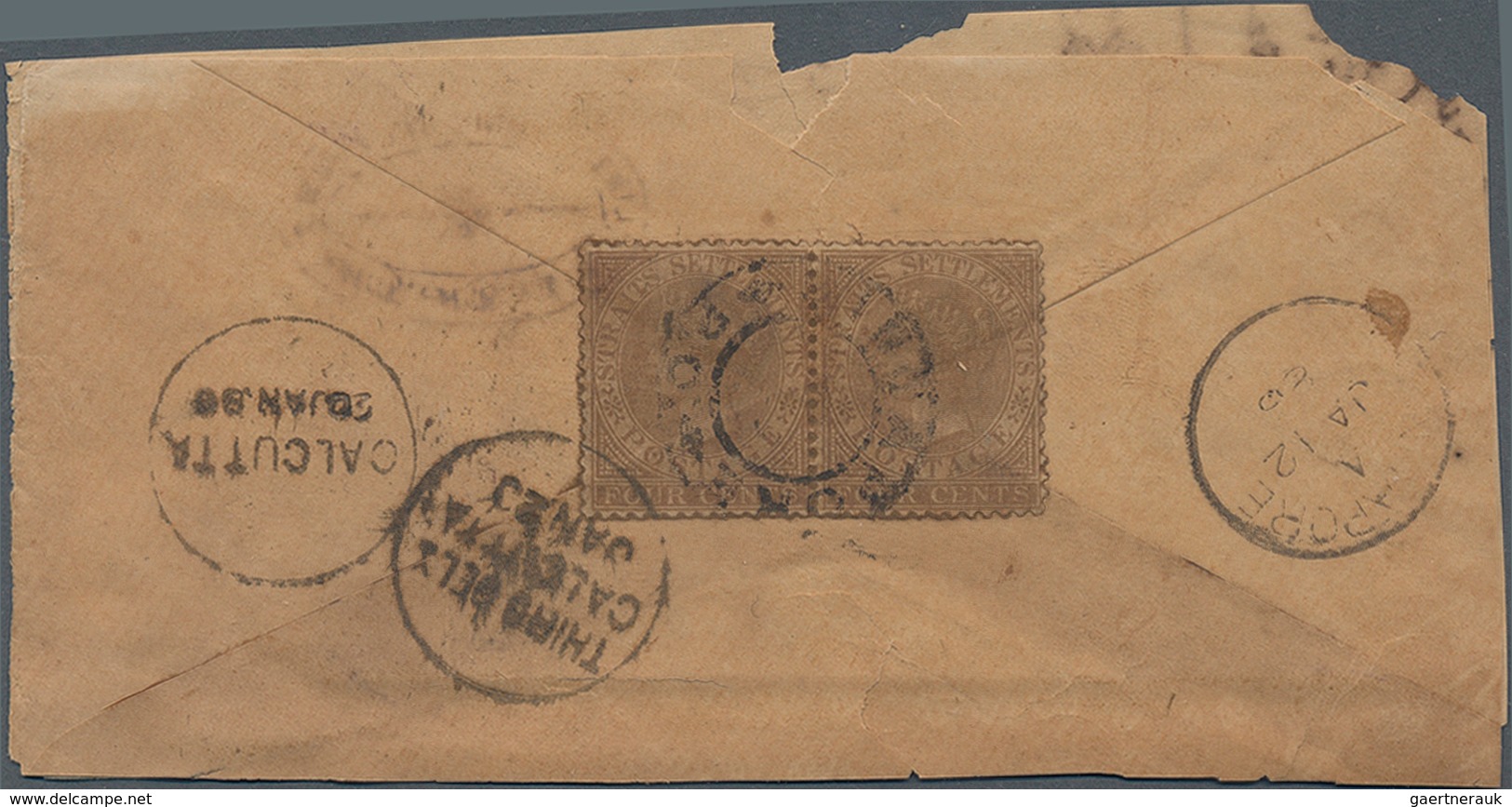 Singapur: 1880's-1950's Ca.: About 700-800 Covers Used From Singapore, Franked By Straits Settlement - Singapore (...-1959)