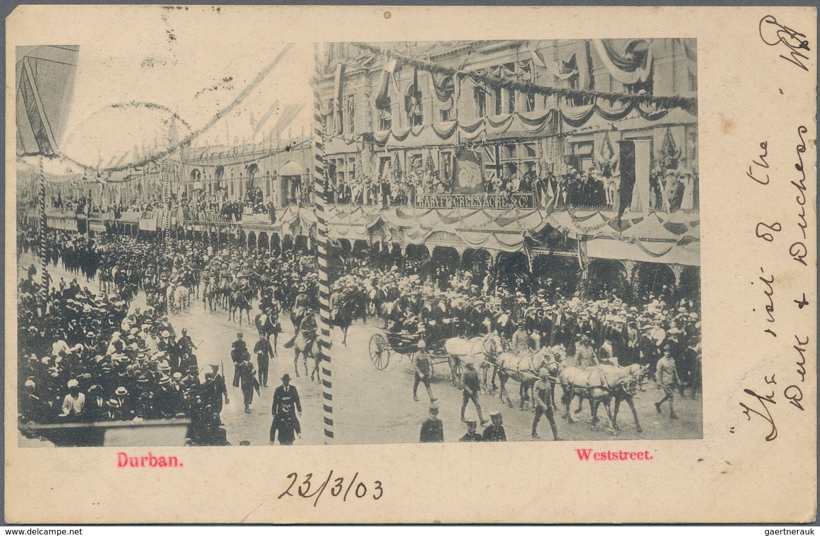 Südafrika: 1900/1920 (ca.), Collection Of Apprx. 140 Ppc In Nice Diversity, Depicting Street Scenes, - Andere & Zonder Classificatie