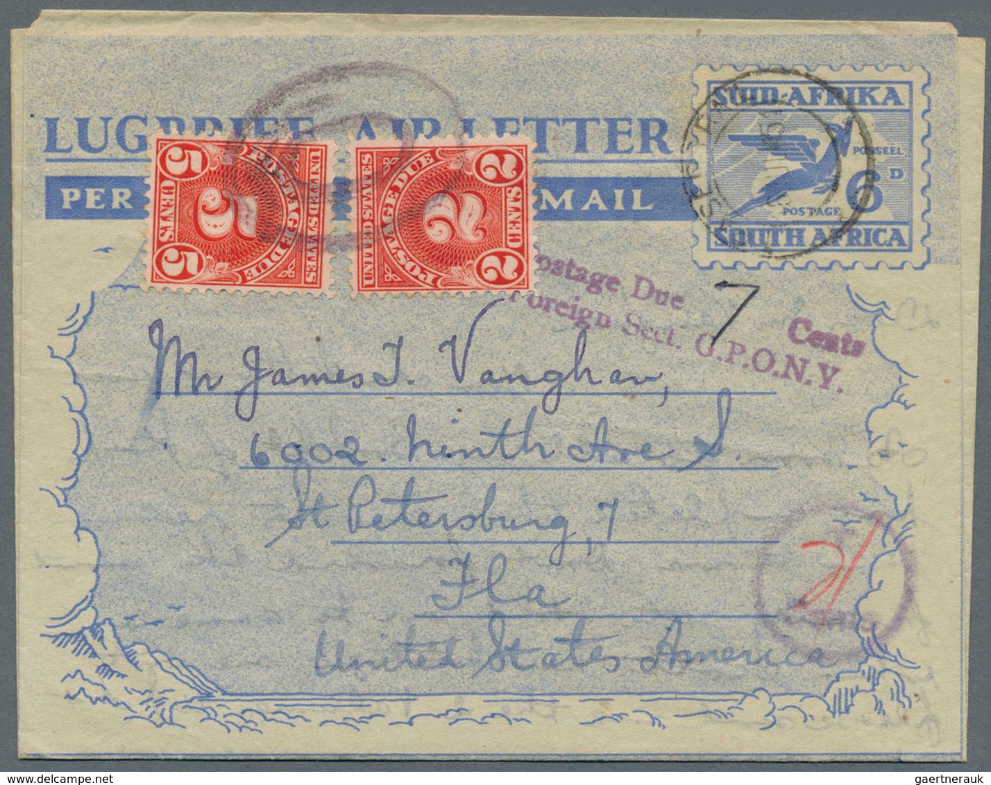 Südafrika - Ganzsachen: 1947/1971 (ca.), AEROGRAMMES: Accumulation With About 1.350 Unused And Used/ - Other & Unclassified