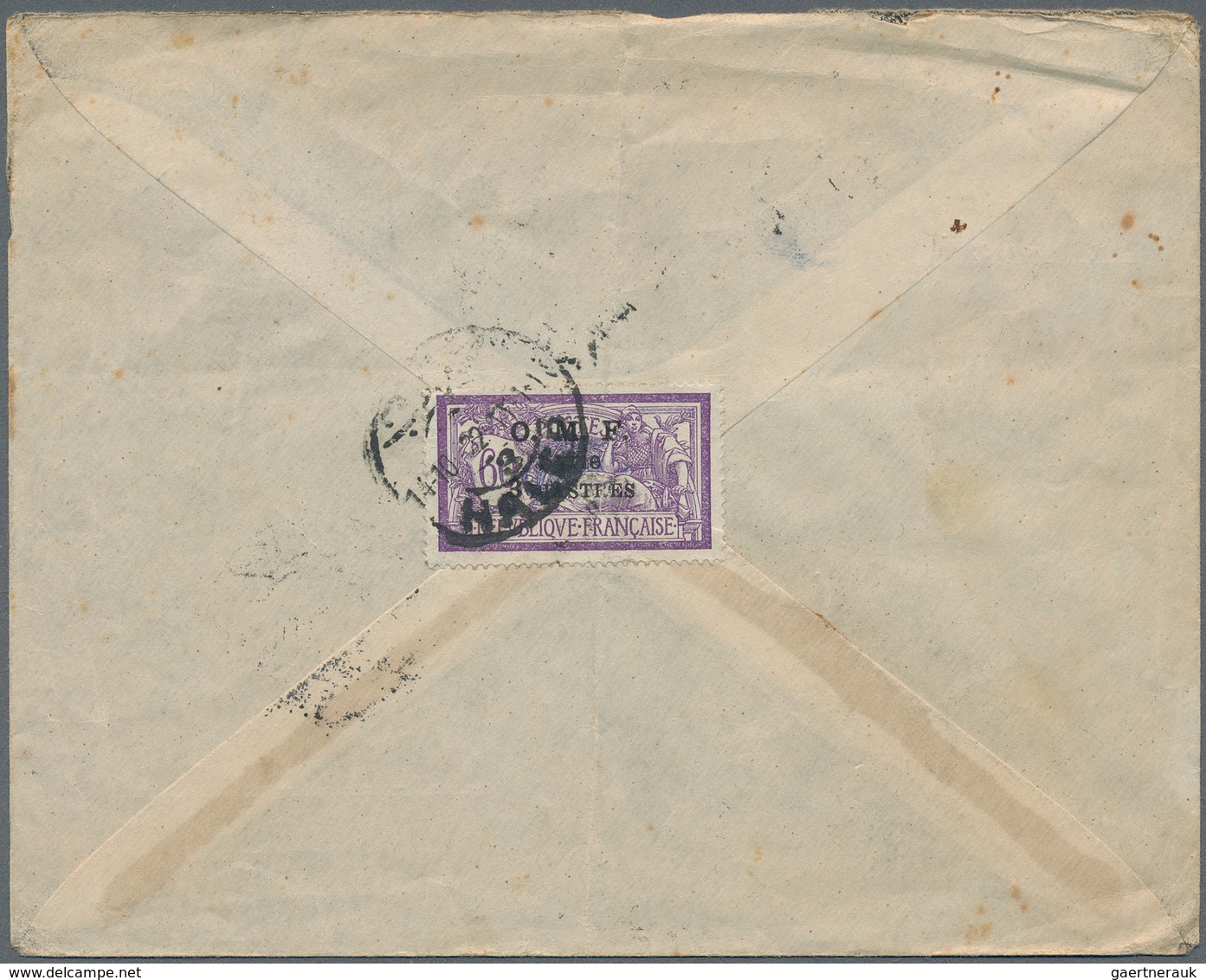 Syrien: 1892/1979 (ca.), covers (140) or used ppc (10) to foreign and mostly to Switzerland, Germany