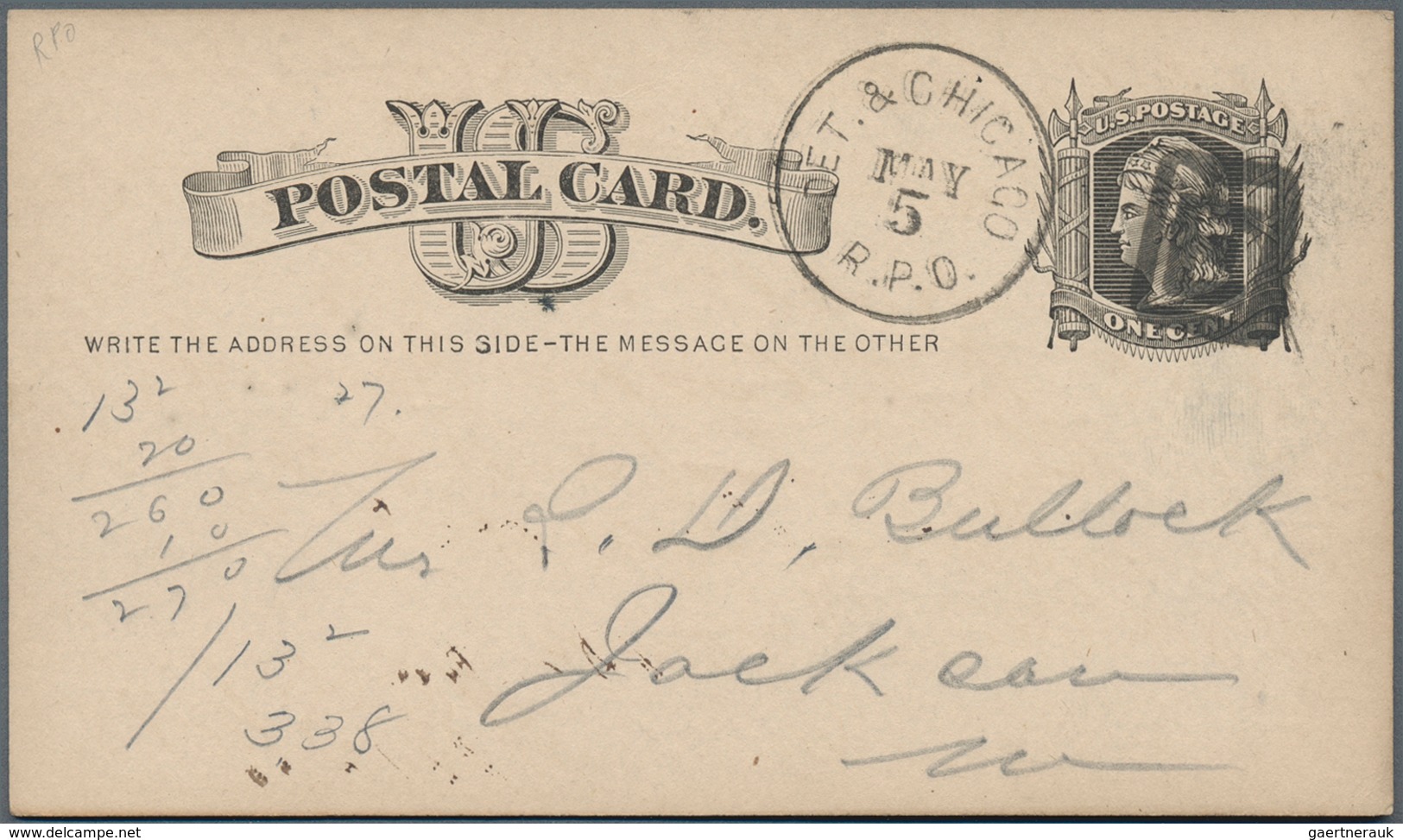 Vereinigte Staaten Von Amerika - Ganzsachen: 1877 - 1890 (ca.), Collection Of Over 100 Postal Statio - Sonstige & Ohne Zuordnung