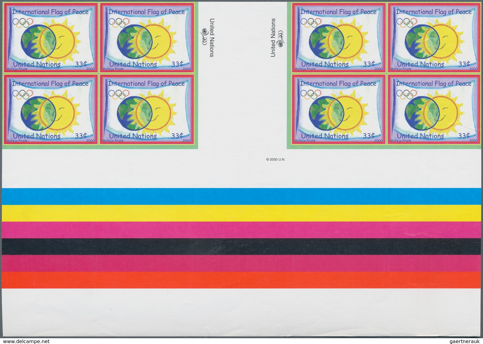 Vereinte Nationen - New York: 1953/2000. Amazing Collection Of IMPERFORATE Stamps And Progressive St - Sonstige & Ohne Zuordnung