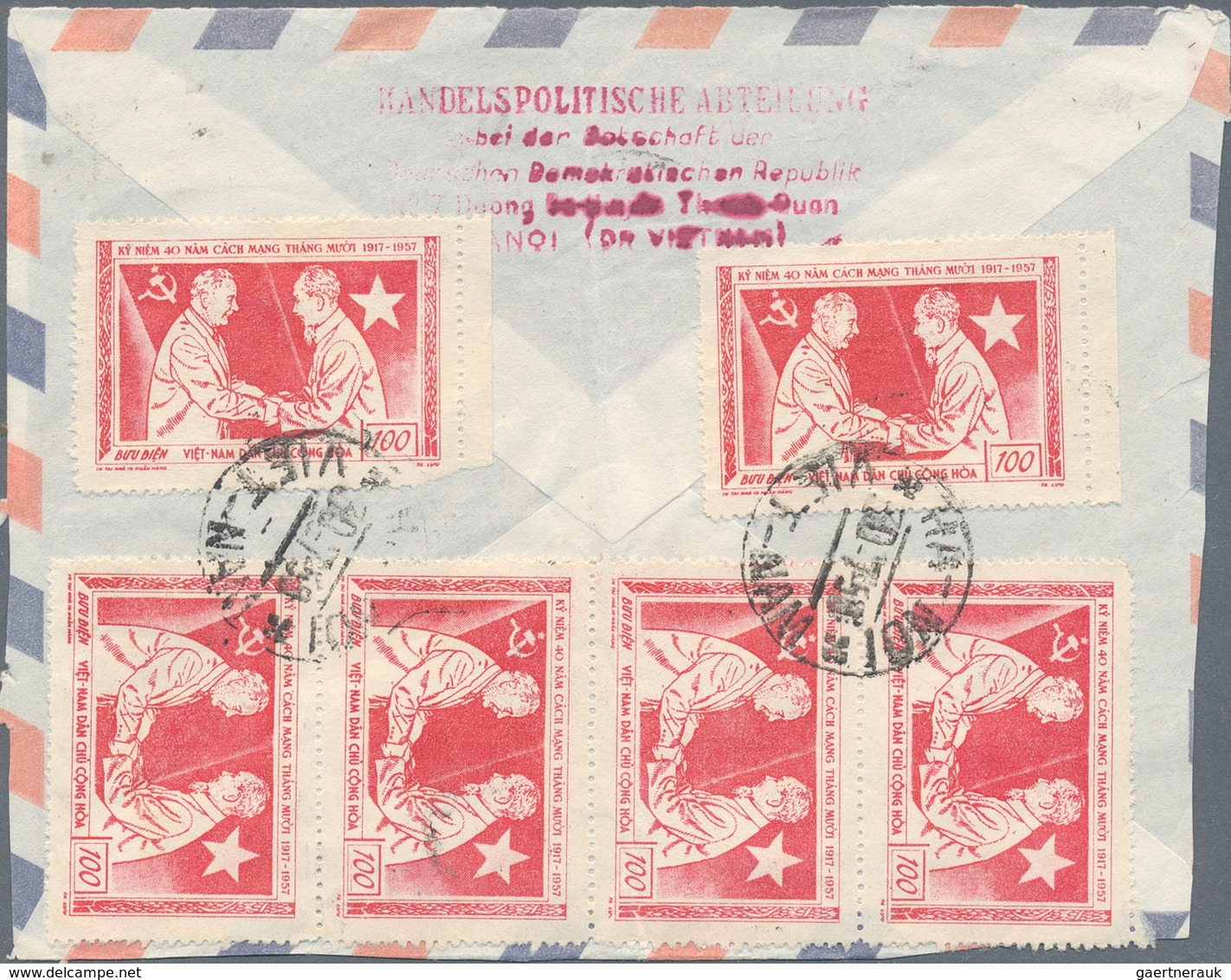 Vietnam: 1959/96, 32 Covers And 6 Labels Of North And South Vietnam, As Well As Covers After Unifica - Vietnam