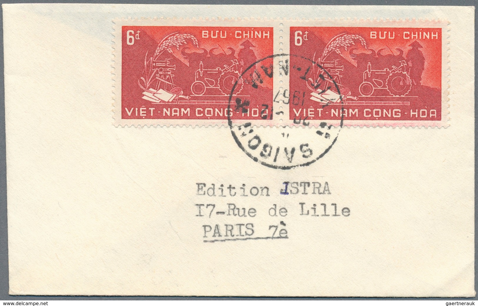 Vietnam: 1967/96, 32 Covers And 6 Labels Of North And South Vietnam, As Well As Covers After Unifica - Vietnam