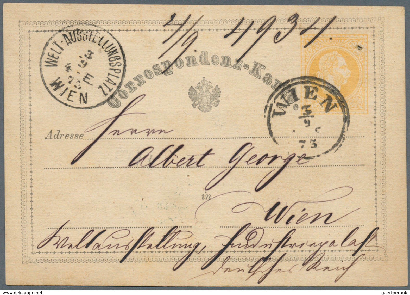 Alle Welt: 1873/1933, Lot Of 19 Entires, E.g. Austria Special Event Postmarks, Russia Railway Canc., - Sammlungen (ohne Album)