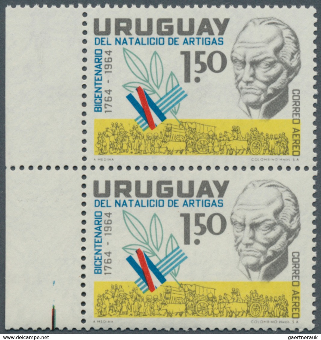 Südamerika: 1933/1975. South America Lot with ECUADOR Sc #319/2,100copies; PARAGUAY Sc #C261/975 cop