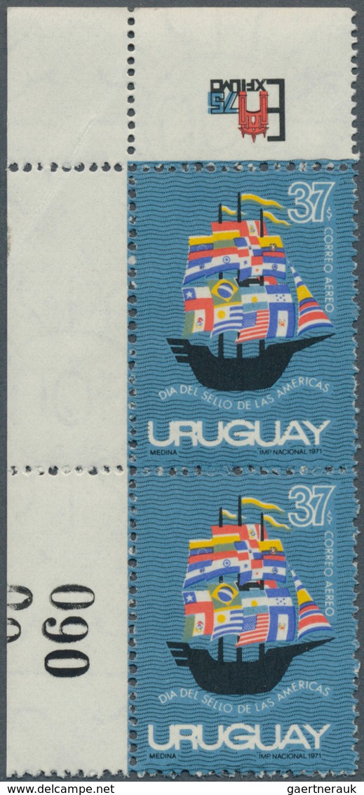 Südamerika: 1933/1975. South America Lot with ECUADOR Sc #319/2,100copies; PARAGUAY Sc #C261/975 cop