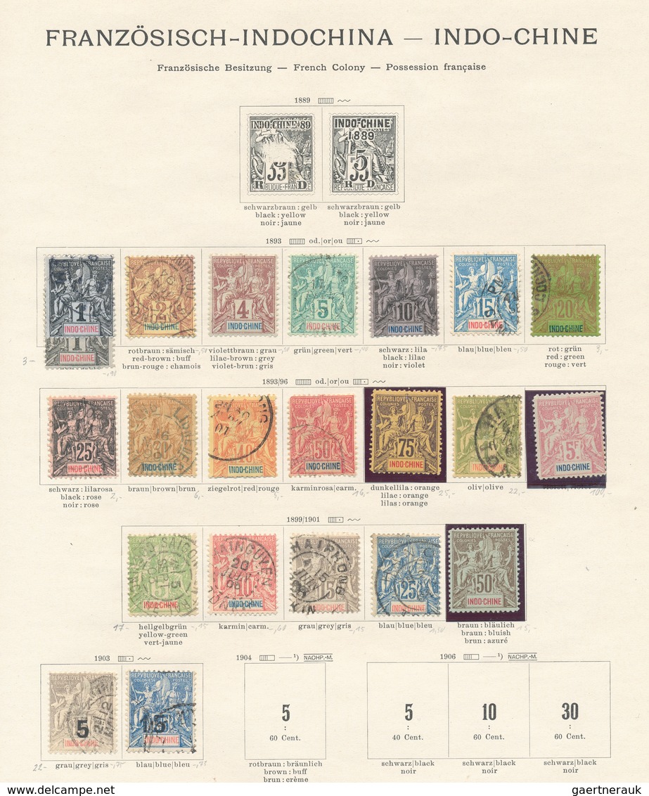 Asien: 1870/1920 (ca.), Mint And Used Collection On Ancient Schaubek Pages, Comprising Macao, Timor, - Asia (Other)