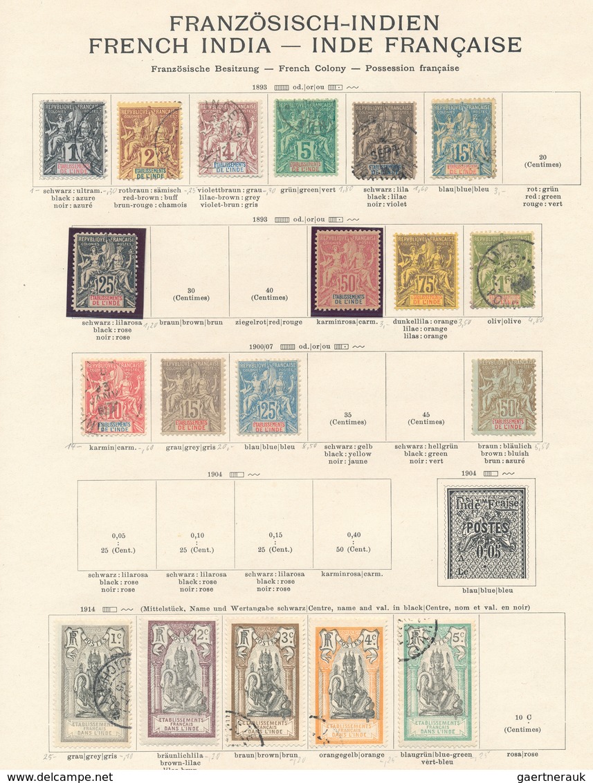 Asien: 1870/1920 (ca.), Mint And Used Collection On Ancient Schaubek Pages, Comprising Macao, Timor, - Asia (Other)