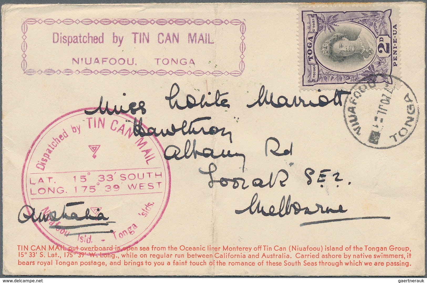 Australien + Ozeanien: 1900/1960 (ca.), Australia/NZ/British Oceania, Group Of 19 Covers/cards Incl. - Sonstige - Ozeanien