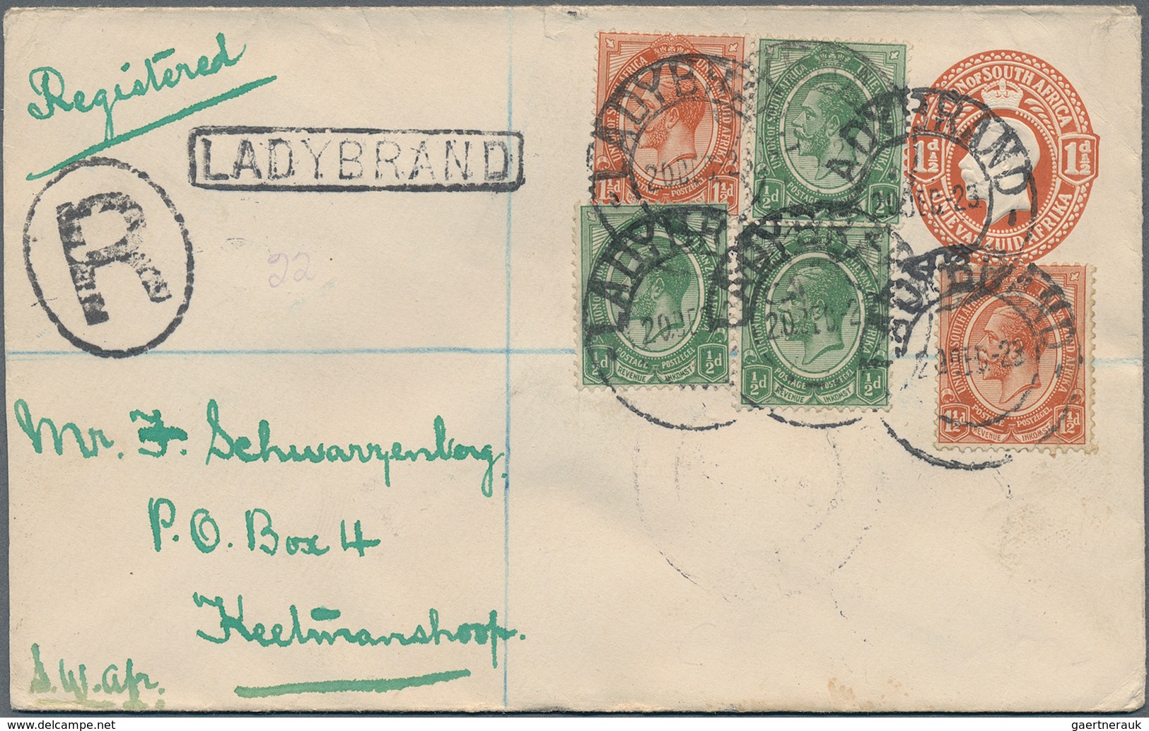 Britische Kolonien: 1897/1959, British (mainly Southern) Africa, Group Of 23 Covers/cards, Incl. Com - Sonstige & Ohne Zuordnung