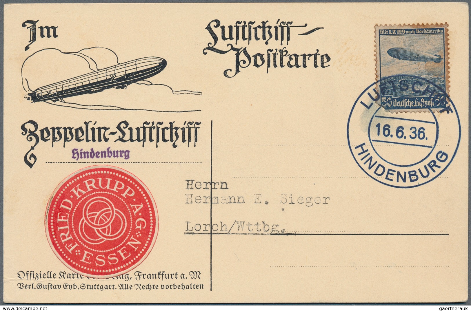 Zeppelinpost Deutschland: Collection Of Over 100 Zeppelin Items, Around 70 Flown Covers And 33 Schue - Luft- Und Zeppelinpost