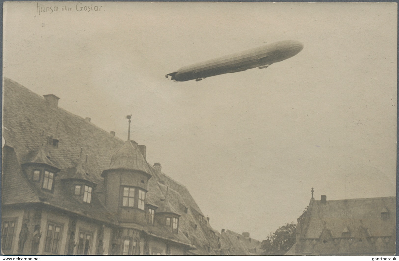 Zeppelinpost Deutschland: Amazing Group Of Ca. 178 Zeppelin Postcards Mostly Echt Fotos From The Pio - Correo Aéreo & Zeppelin