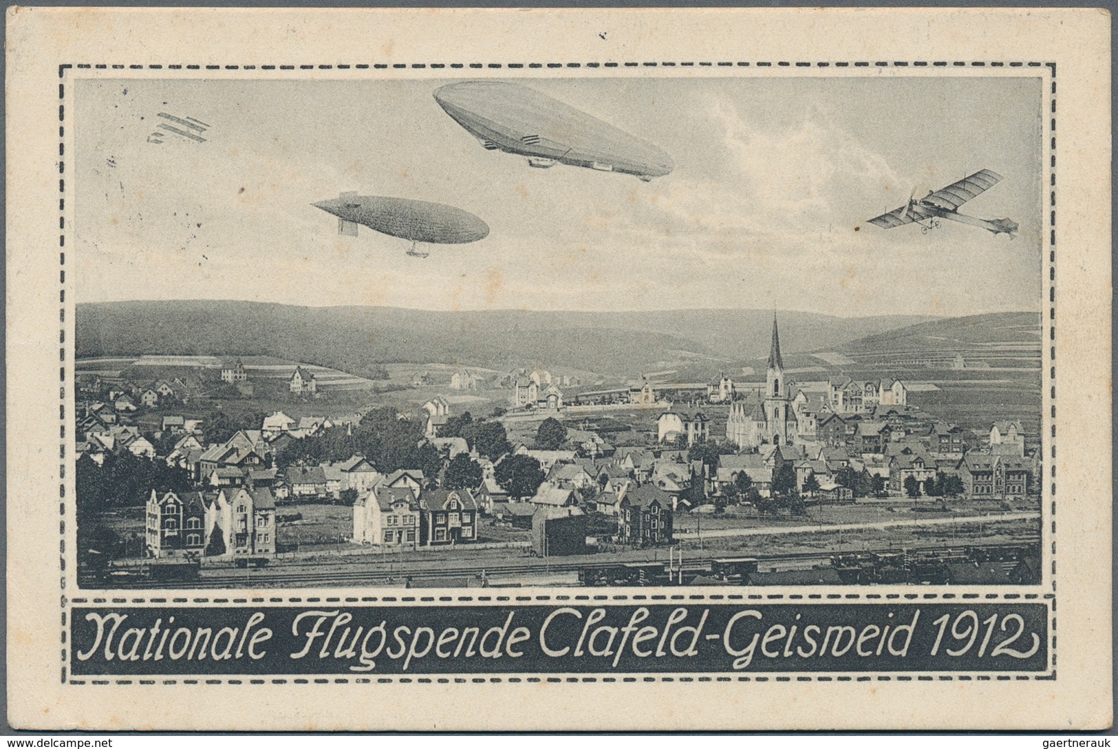 Zeppelinpost Deutschland: Amazing group of ca. 178 Zeppelin postcards mostly Echt Fotos from the pio