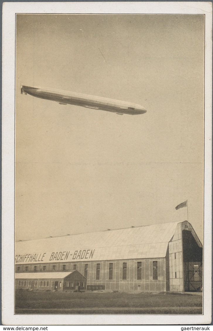 Zeppelinpost Deutschland: Ca 185 Zeppelin Postcards And A Few Photos, With A Large Number Of Pieces - Airmail & Zeppelin