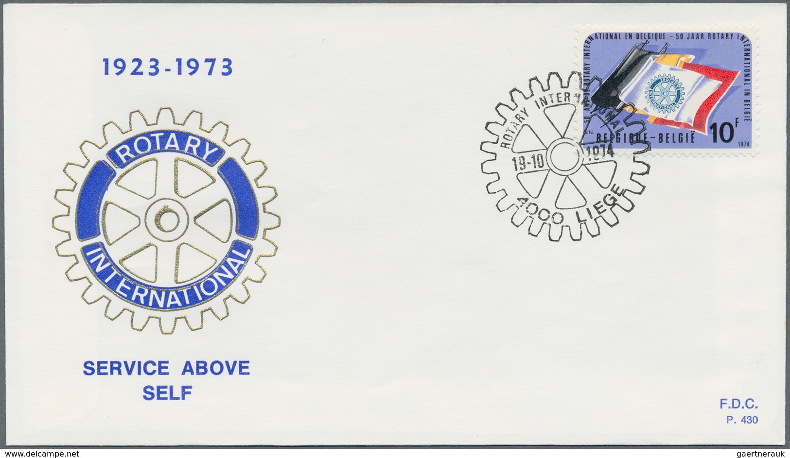 Thematik: Internat. Organisationen-Lions Club / Internat. Organizations-Lions Club: Ab Ca. 1967, ALL - Rotary Club