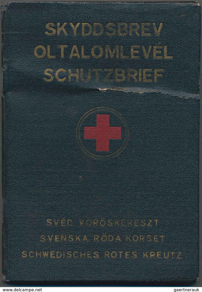 Thematik: Judaika / Judaism: 1944/1945, Sweden/Hungary, Group Of 5 Protecting Passports Respectively - Sin Clasificación