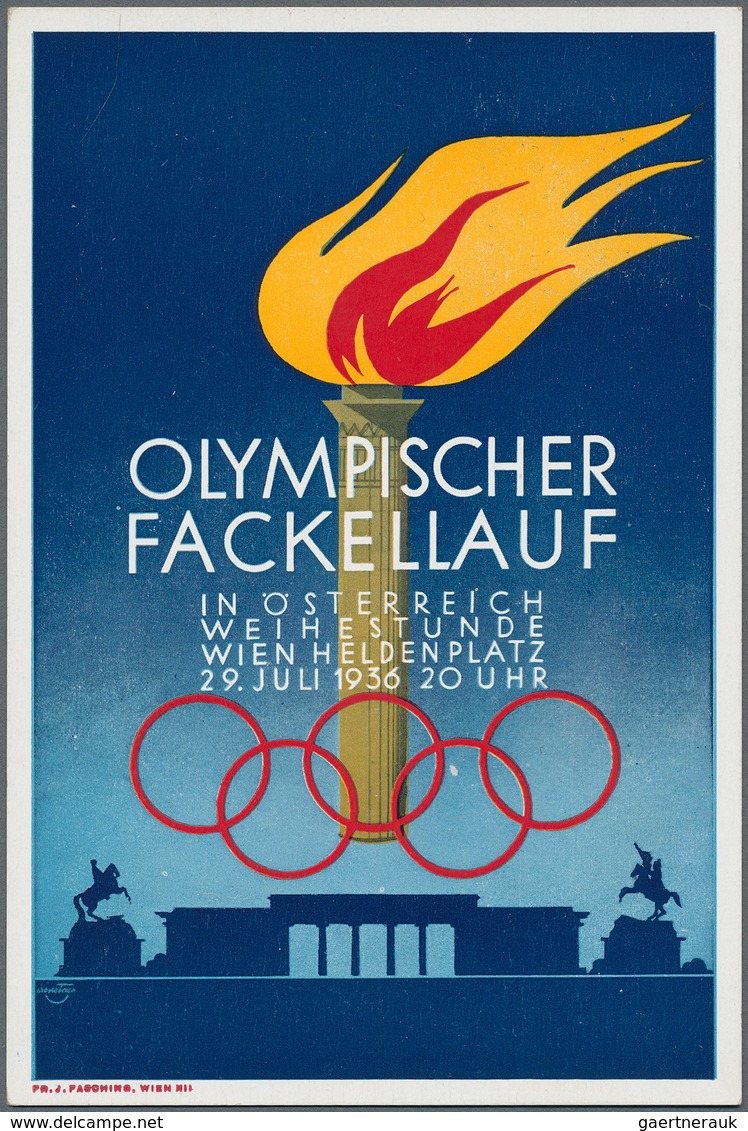 Thematik: Olympische Spiele / olympic games: 1912/1956, "Sports" in general and "Olympic Games" in p