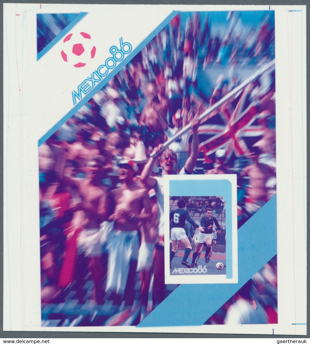 Thematik: Sport-Fußball / Sport-soccer, Football: 1986, World Cup Mexico, Group Of Photographic Stag - Other & Unclassified