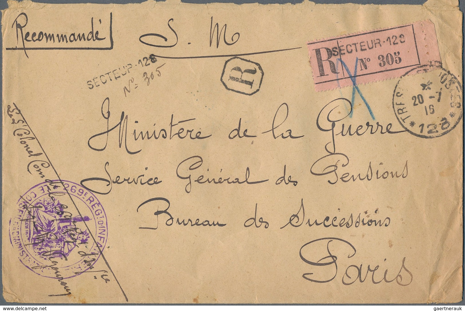 Frankreich: 1914/1921, holding of apprx. 2000+ field post covers/fronts + related, showing a vast ra